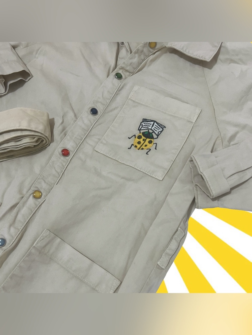 Mini Rodini Boiler Suit - Picture 2 of 3
